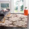 Safavieh Cottage Machine Made Indoor/outdoor Area Rug, Brown / Beige Traditional Style Easy Care In Brown