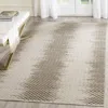 Safavieh Cotton Kilim Hand Made Area Rug, Brown / Ivory Contemporary Style Non-shedding In Brown