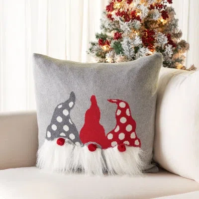 Safavieh Cotton Throw Pillow In Gray