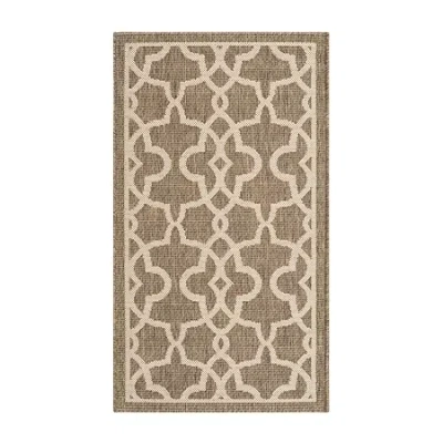 Safavieh Courtyard Collection Ariana Oriental Indoor/outdoor Area Rug In Multi
