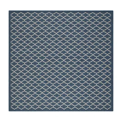 Safavieh Courtyard Collection Bora Geometric Indoor/outdoor Square Area Rug In Multi