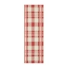Safavieh Courtyard Collection Cori Plaid Indoor/outdoor Runner Rug In Red