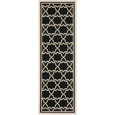 Safavieh Courtyard Collection Cy6916j 2'4"x6'7" Black Runner
