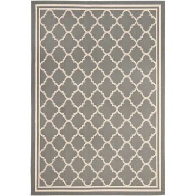 Safavieh Courtyard Collection Cy6918c 5'3"x7'7" Grey Area Rug In Gray