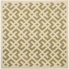 Safavieh Courtyard Collection Darrin Geometric Indoor/outdoor Square Area Rug In Green