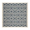 Safavieh Courtyard Collection Eddie Geometric Indoor/outdoor Square Area Rug In Multi