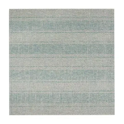 Safavieh Courtyard Collection Elena Geometric Indoor/outdoor Square Area Rug In Multi