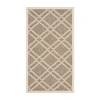 Safavieh Courtyard Collection Hannah Geometric Indoor/outdoor Area Rug In Brown