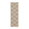 Safavieh Courtyard Collection Hannah Geometric Indoor/outdoor Runner Rug In Brown