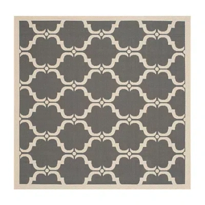 Safavieh Courtyard Collection Jobeth Geometric Indoor/outdoor Square Area Rug In Multi