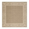 Safavieh Courtyard Collection Oakley Oriental Indoor/outdoor Square Area Rug In Brown