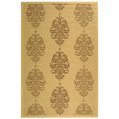 Safavieh Courtyard Cy2720 4'x5'7" Natural Brown Area Rug