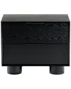 Safavieh Couture Addyson Wood 2 Drawer Nightstand In Black