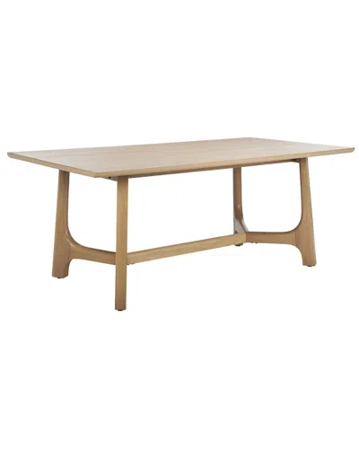 Safavieh Couture Adelee Rectangle Dining Table In Brown