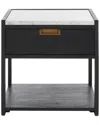 Safavieh Couture Adeline 1 Drawer Nightstand In Black
