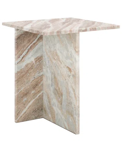 Safavieh Couture Adriano 2-leg Marble Accent Table