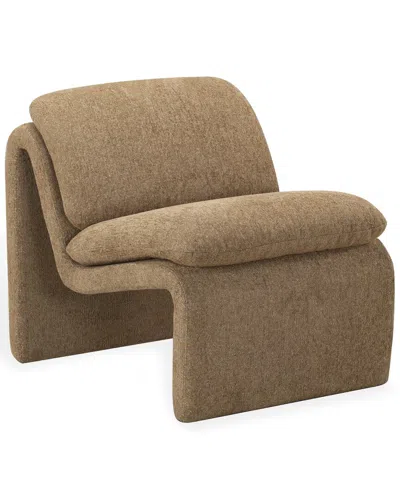 Safavieh Couture Ainslie Boucle Accent Chair In Brown