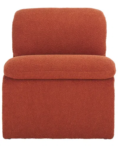 Safavieh Couture Ainslie Boucle Accent Chair In Orange