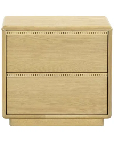 Safavieh Couture Alanna 2 Drawer Nightstand In Neutral