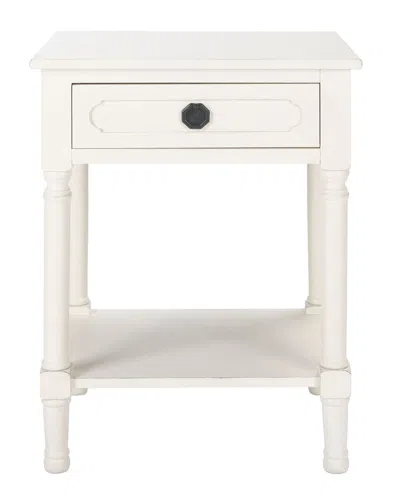 Safavieh Couture Allura 1drw Accent Table In White