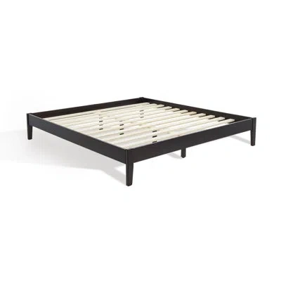 Safavieh Couture Alyson Wood King Bed Frame In Black