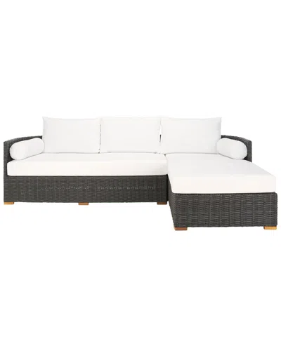 Safavieh Couture Anguilla Wicker Outdoor Chaise Sectional