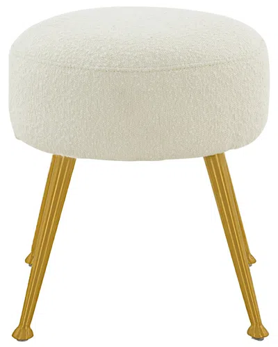 Safavieh Couture Anna Ottoman In White