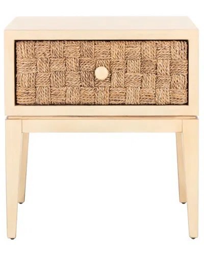 Safavieh Couture Armand Woven Wood Nightstand