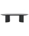 Safavieh Couture Barnard Oval Wood Coffee Table Sfv1701a