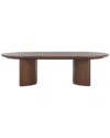 Safavieh Couture Barnard Oval Wood Coffee Table Sfv1701b