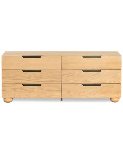 Safavieh Couture Beethoven Wood 6 Drawer Dresser In Brown