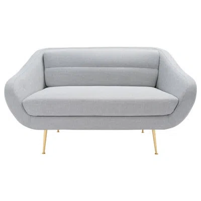 Safavieh Couture Belladonna Mid-century Loveseat In Gray