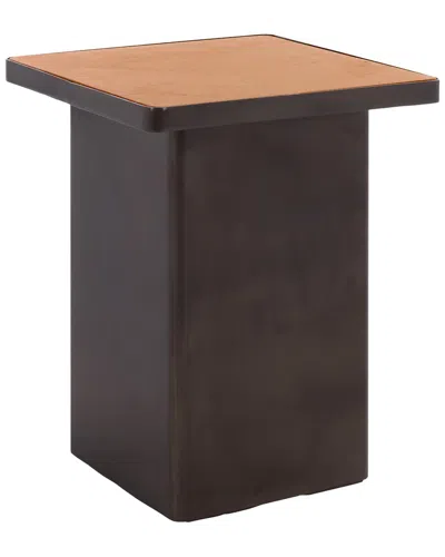 Safavieh Couture Bellatressa Marble Accent Table In Black