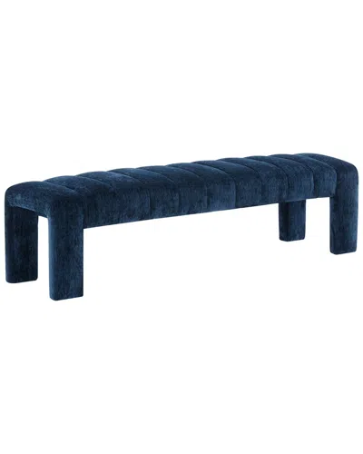 Safavieh Couture Bellisima Channel Tufted Bench Na In Multi