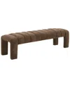 Safavieh Couture Bellissima Channel Tufted Bench