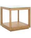 Safavieh Couture Benecarlo Glass Top Accent Table