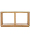 Safavieh Couture Benecarlo Glass Top Console Table