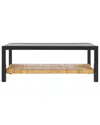 Safavieh Couture Berlynne Banana Coffee Table In Black