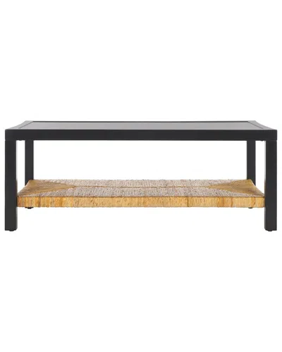 Safavieh Couture Berlynne Banana Coffee Table In Black