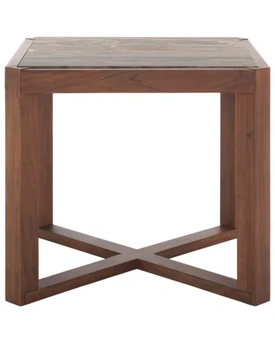 SAFAVIEH COUTURE SAFAVIEH COUTURE BERNARDI MARBLE TOP ACCENT TABLE