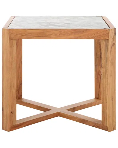 SAFAVIEH COUTURE SAFAVIEH COUTURE BERNARDI MARBLE TOP ACCENT TABLE
