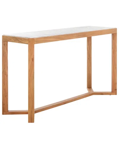 SAFAVIEH COUTURE SAFAVIEH COUTURE BERNARDI MARBLE TOP CONSOLE TABLE