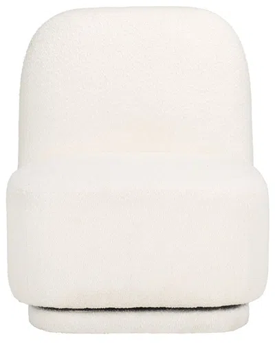 Safavieh Couture Bianka Boucle Swivel Chair In White