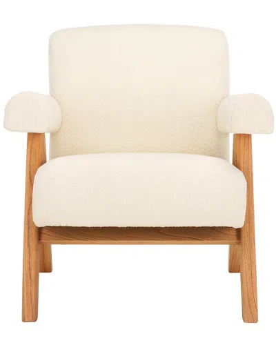 Safavieh Couture Billie Upholstered Accent Chair In Brown