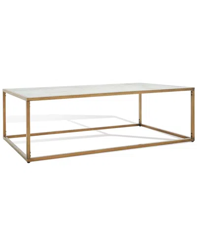 Safavieh Couture Brynna Rectangle Marble Coffee Table