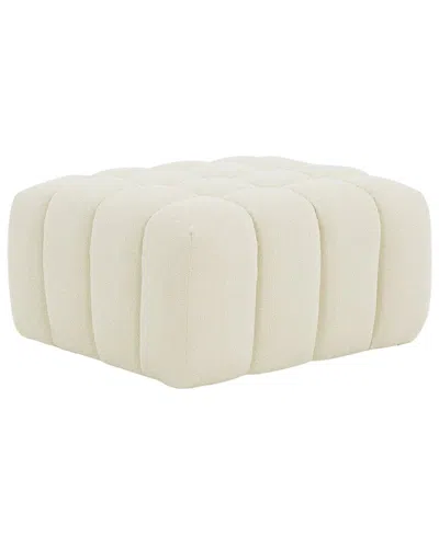 Safavieh Couture Calyna Boucle Ottoman In White