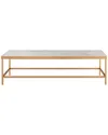 Safavieh Couture Caralyn Rectangle Marble Coffee Table
