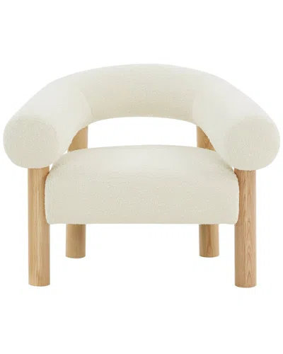 Safavieh Couture Carleigh Boucle Accent Chair In White