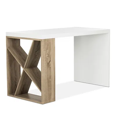 Safavieh Couture Carlene Modern Scandinavian Side Storage Desk In White