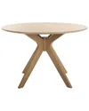 Safavieh Couture Carolee 46 Round Dining Table In Brown
